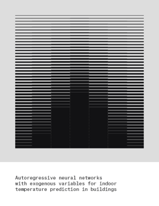 Autoregressive Neural Networks with Exogenous Variables for Indoor Temperature Prediction in Buildings